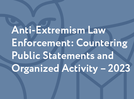 Along the Beaten Track. Anti-extremism Law Enforcement in Russia in 2023 With Regard to Countering Public Statements and Organized Activity, Including Radical Nationalism